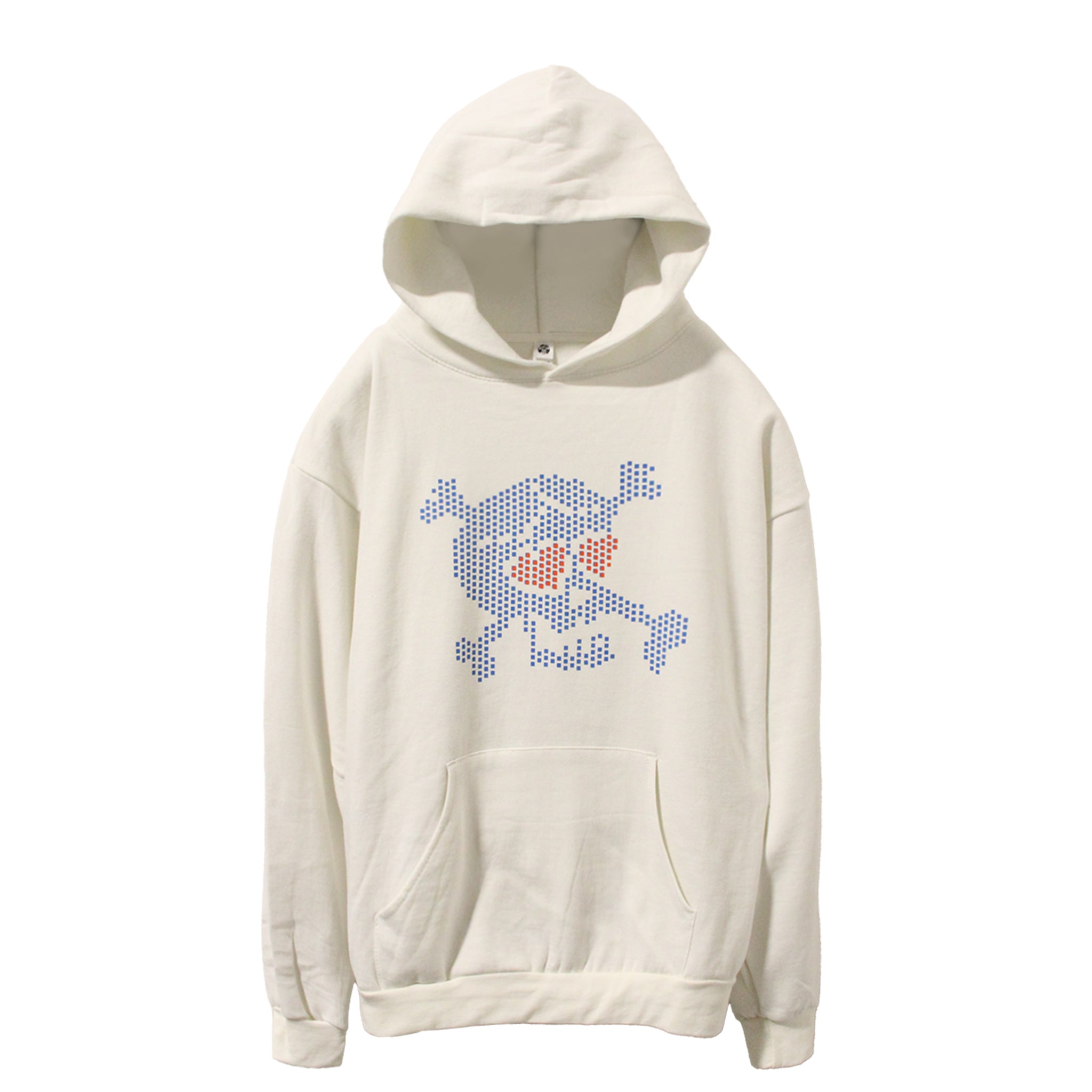 PIXEL HEART SKULL HOODIE