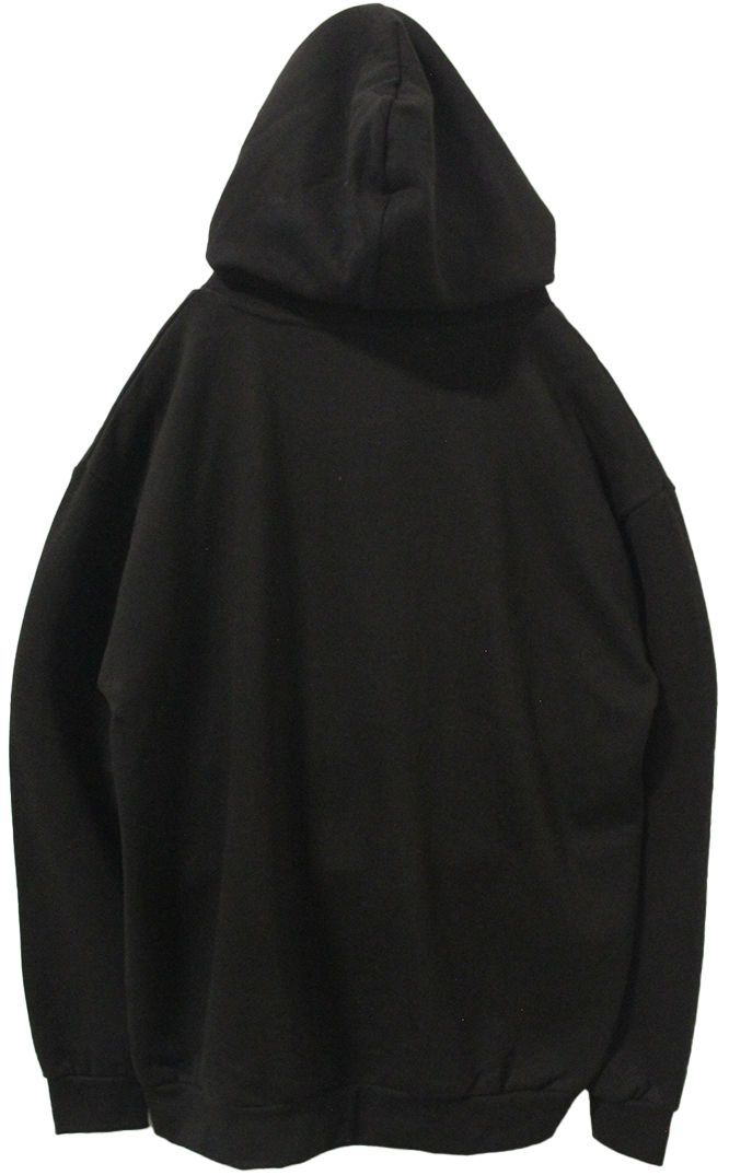 K POP CULTURE TIGER HOODIE BLACK