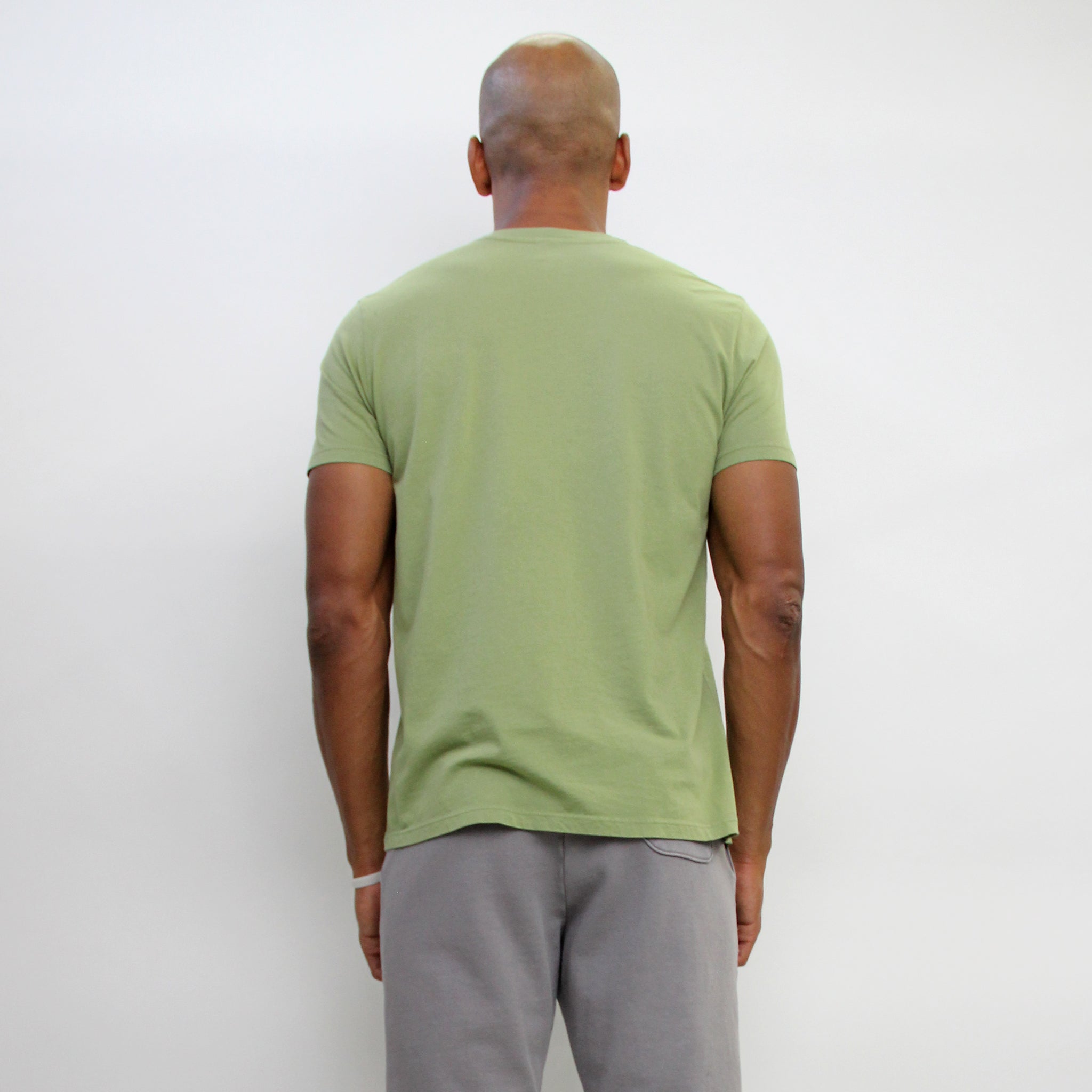 COTTON BASIC CREW NECK TEE
