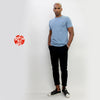COTTON BASIC CREW NECK TEE