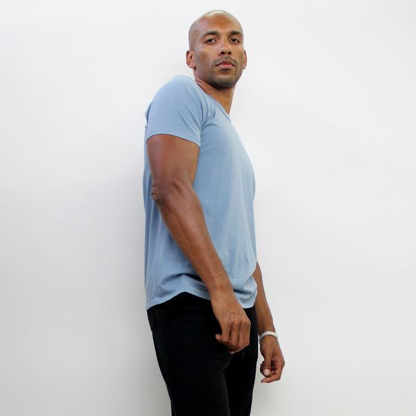 COTTON BASIC CREW NECK TEE