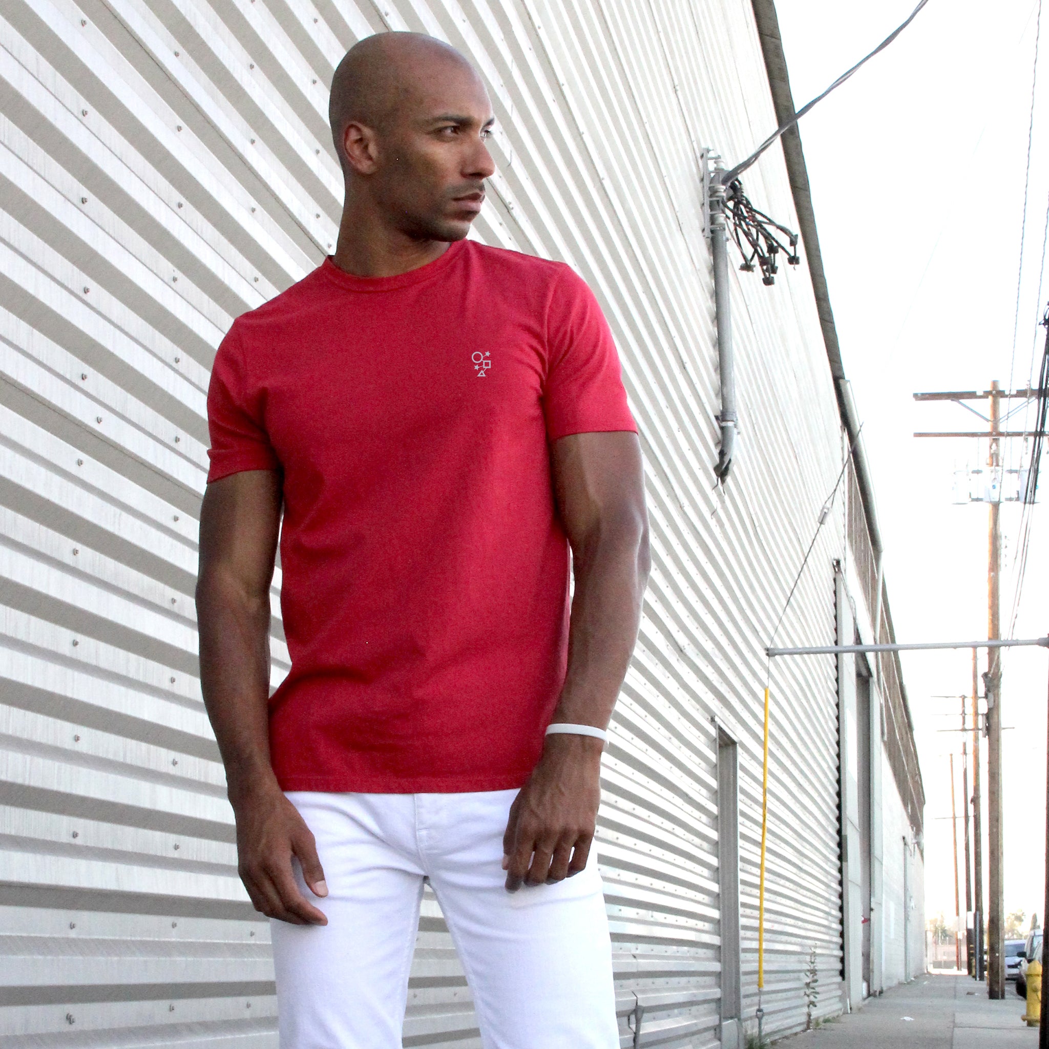 COTTON BASIC CREW NECK TEE