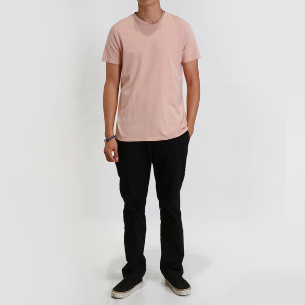 COTTON BASIC CREW NECK TEE