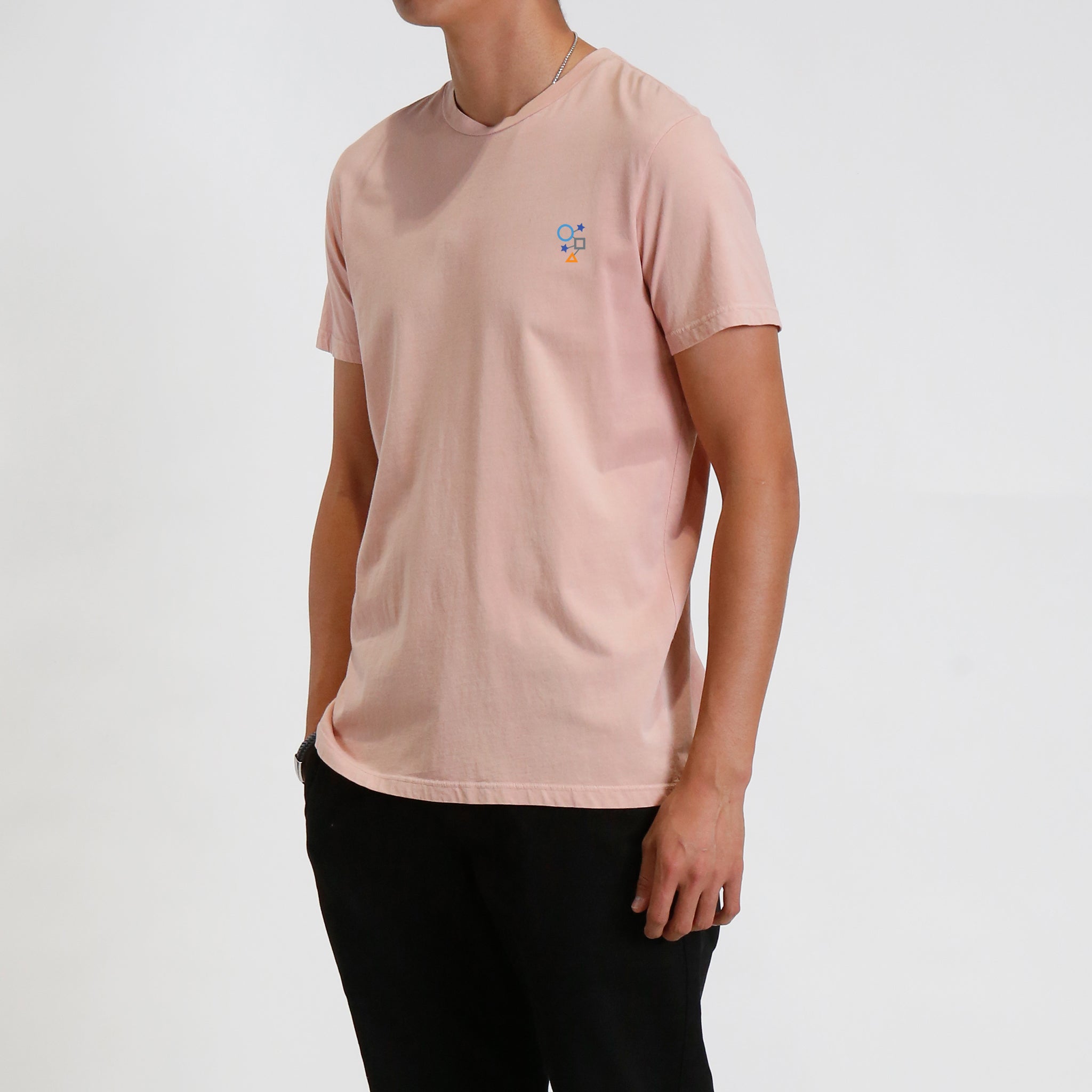 COTTON BASIC CREW NECK TEE