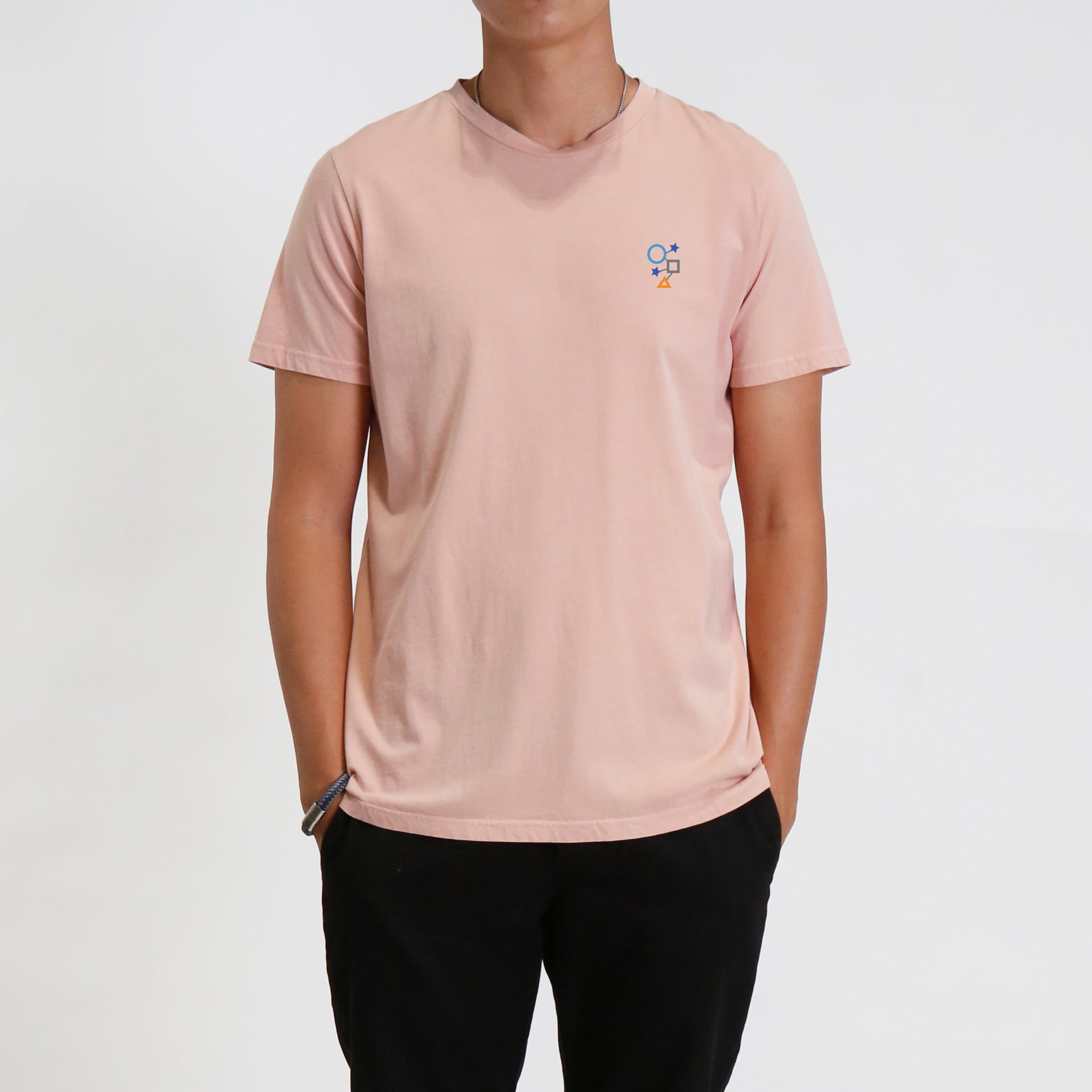 COTTON BASIC CREW NECK TEE