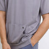 PREMIUM COTTON GROMMET POCKET TEE MEN
