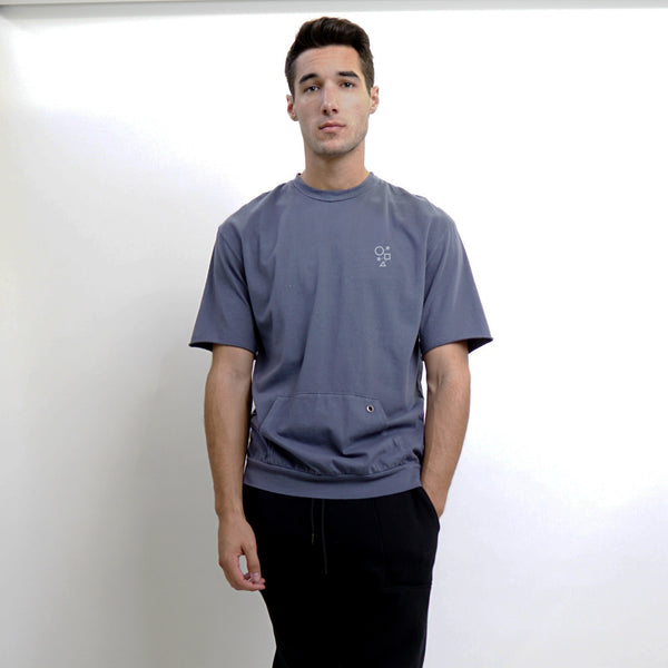 PREMIUM COTTON GROMMET POCKET TEE MEN