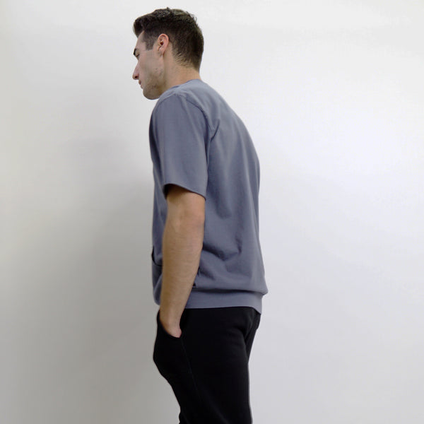 PREMIUM COTTON GROMMET POCKET TEE MEN