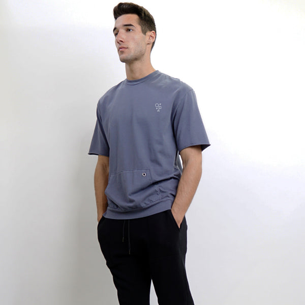 PREMIUM COTTON GROMMET POCKET TEE MEN