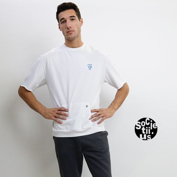 PREMIUM COTTON GROMMET POCKET TEE MEN