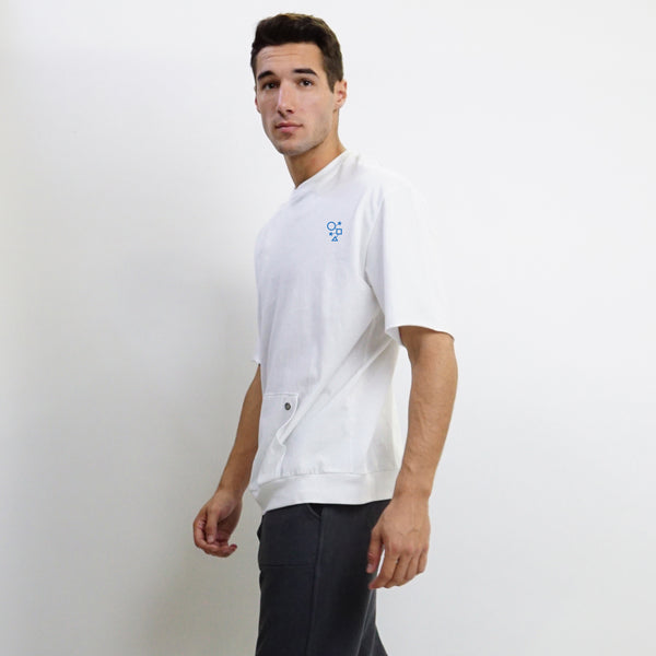 PREMIUM COTTON GROMMET POCKET TEE MEN