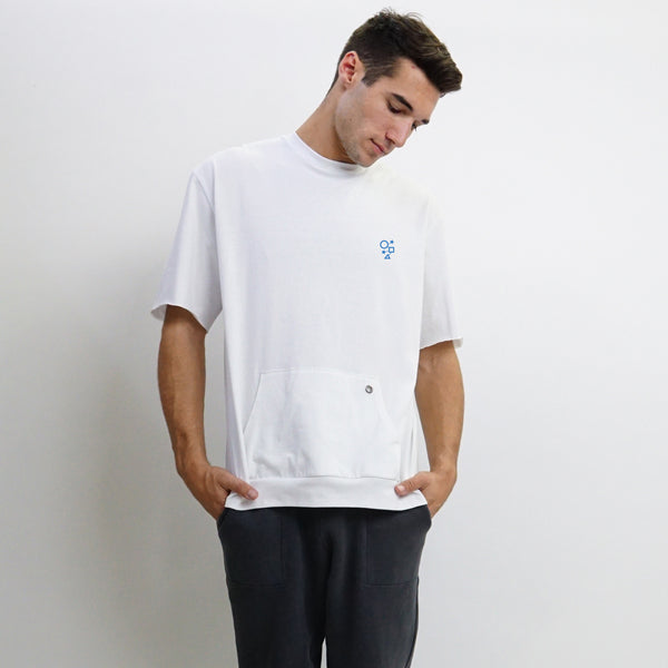 PREMIUM COTTON GROMMET POCKET TEE MEN