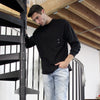 PREMIUM COTTON FRONT SEAMED AND GROMMETS SWEATSHIRT