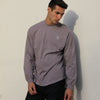 PREMIUM COTTON FRONT SEAMED AND GROMMETS SWEATSHIRT