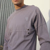 PREMIUM COTTON FRONT SEAMED AND GROMMETS SWEATSHIRT