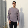 PREMIUM COTTON FRONT SEAMED AND GROMMETS SWEATSHIRT