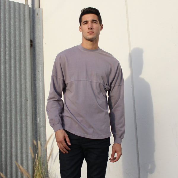 PREMIUM COTTON FRONT SEAMED AND GROMMETS SWEATSHIRT