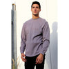 PREMIUM COTTON FRONT SEAMED AND GROMMETS SWEATSHIRT