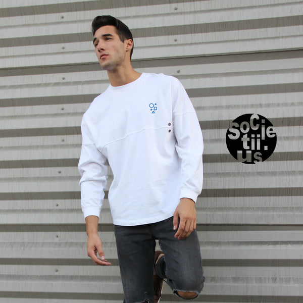 PREMIUM COTTON FRONT SEAMED AND GROMMETS SWEATSHIRT