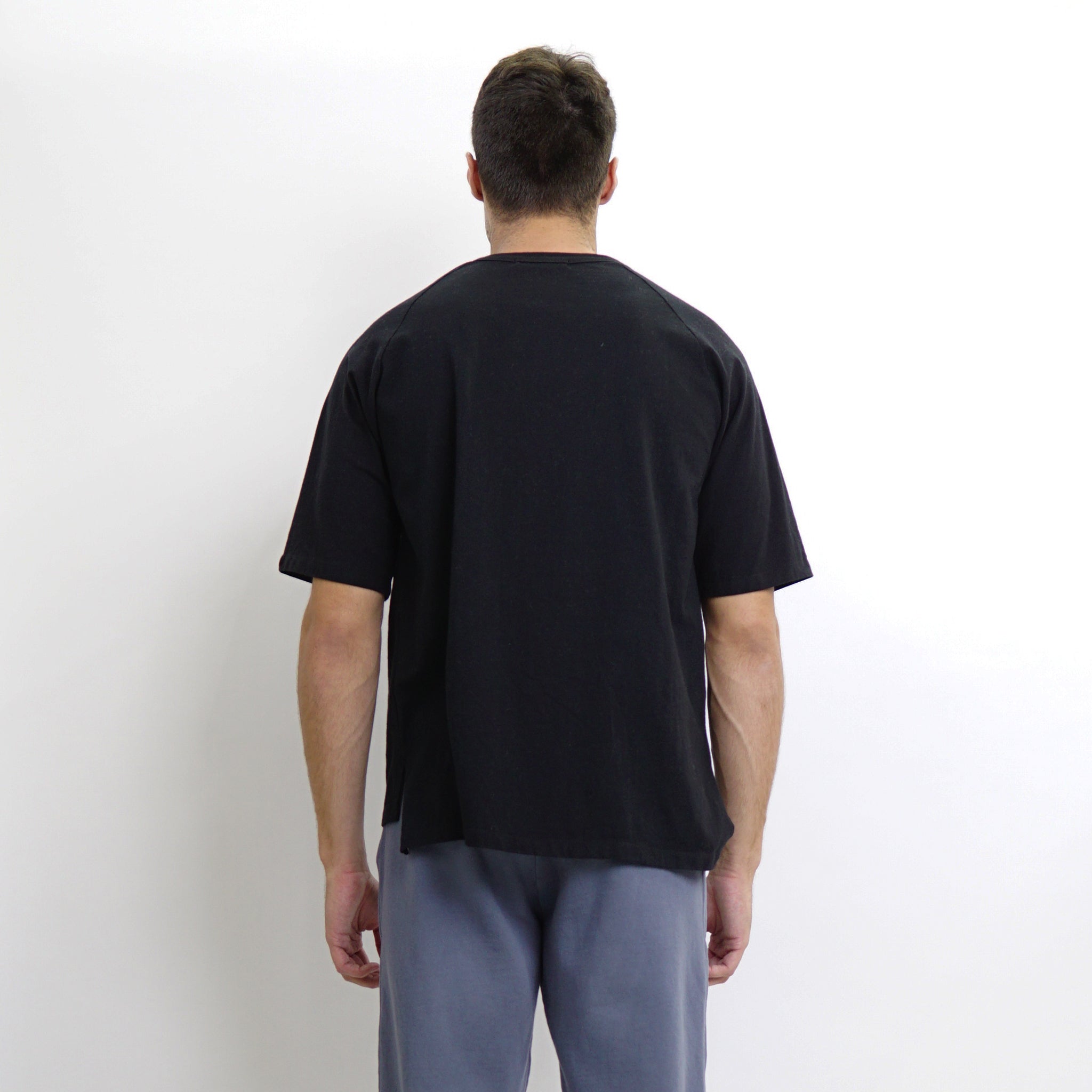 PREMIUM COTTON RAGLAN GROMMET DETAIL ELBOW SLEEVE MEN