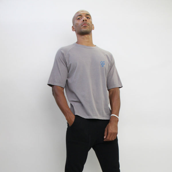 PREMIUM COTTON RAGLAN GROMMET DETAIL ELBOW SLEEVE MEN