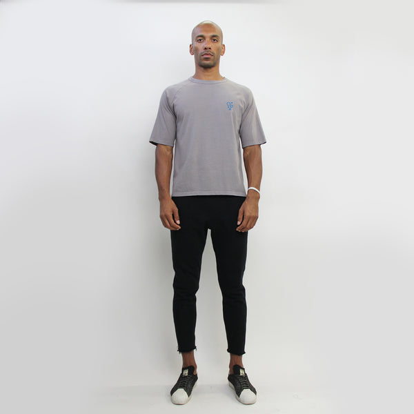 PREMIUM COTTON RAGLAN GROMMET DETAIL ELBOW SLEEVE MEN