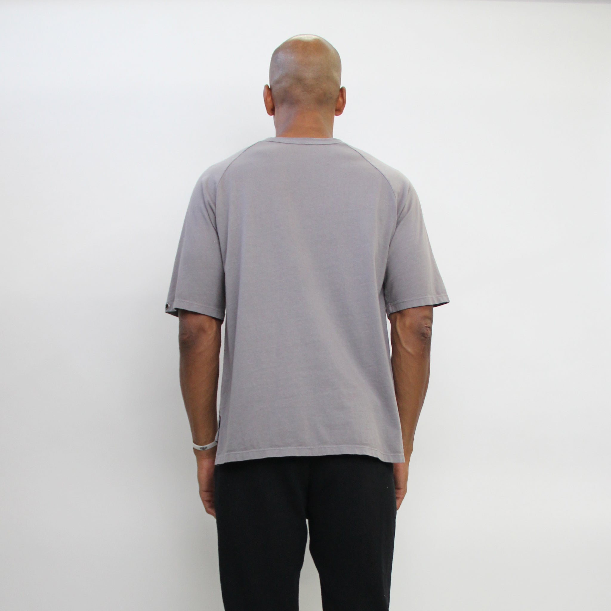 PREMIUM COTTON RAGLAN GROMMET DETAIL ELBOW SLEEVE MEN