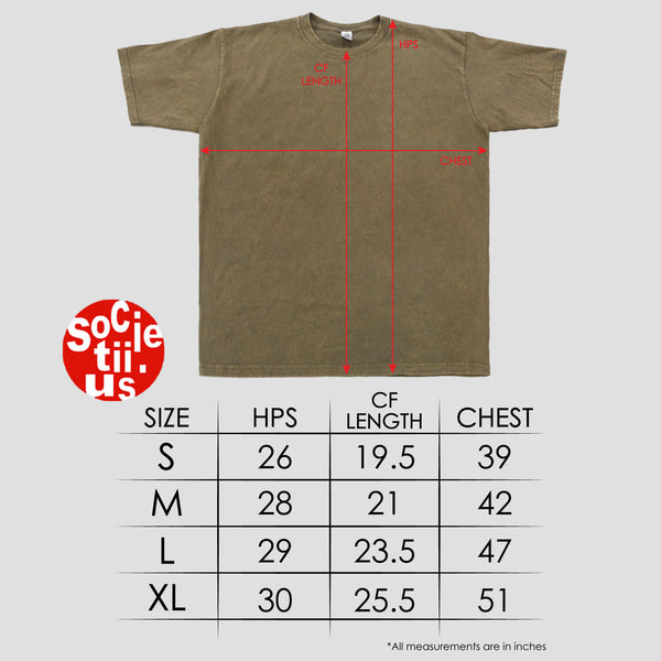 SPECIAL VINTAGE MINERAL WASHED CREW NECK TEE