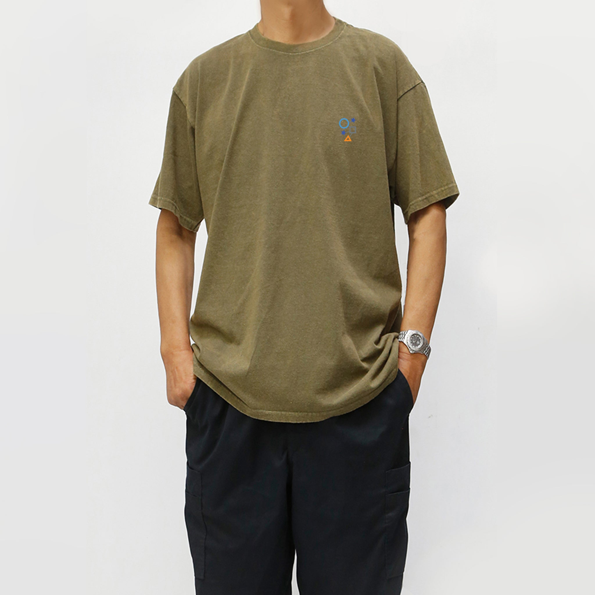 SPECIAL VINTAGE MINERAL WASHED CREW NECK TEE