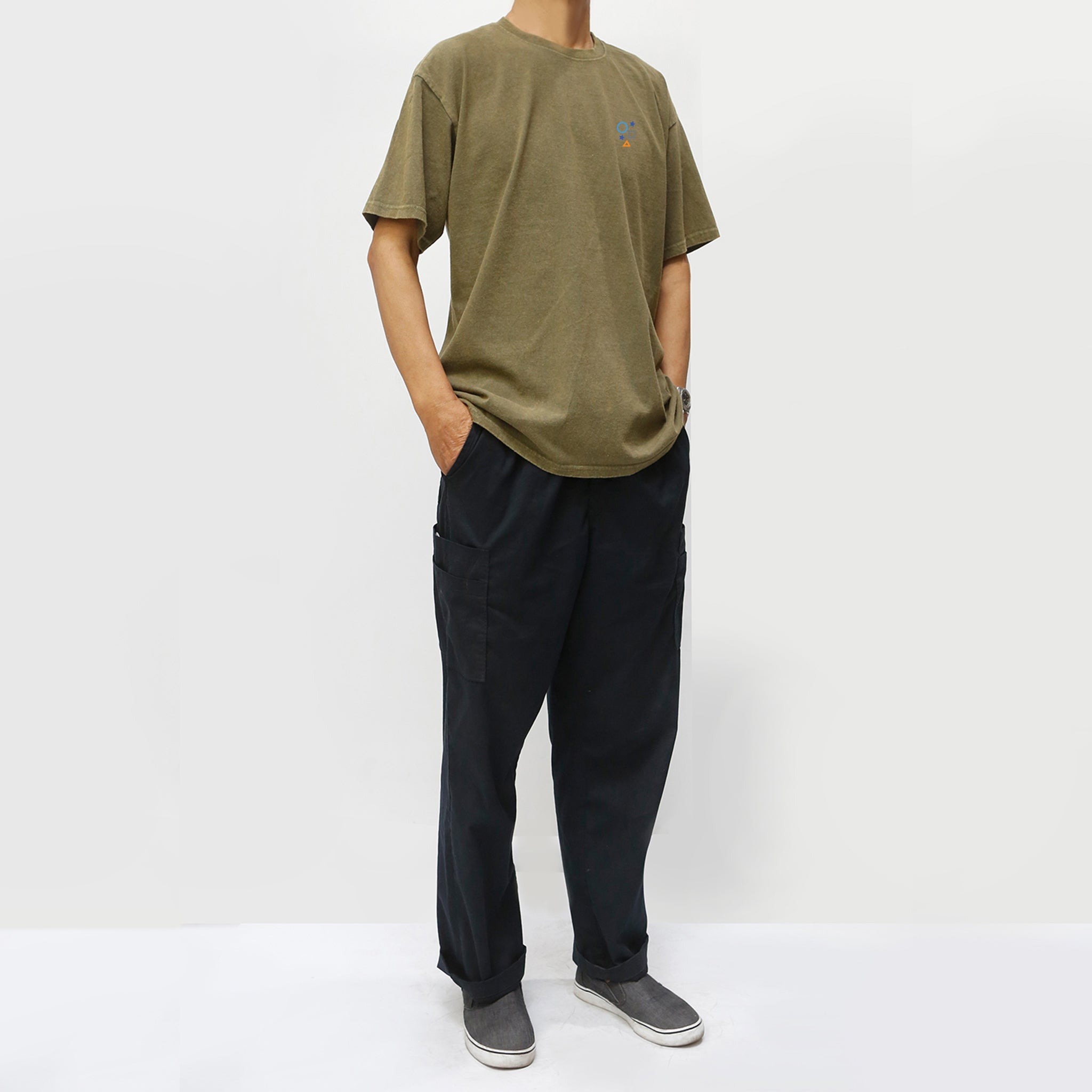 SPECIAL VINTAGE MINERAL WASHED CREW NECK TEE