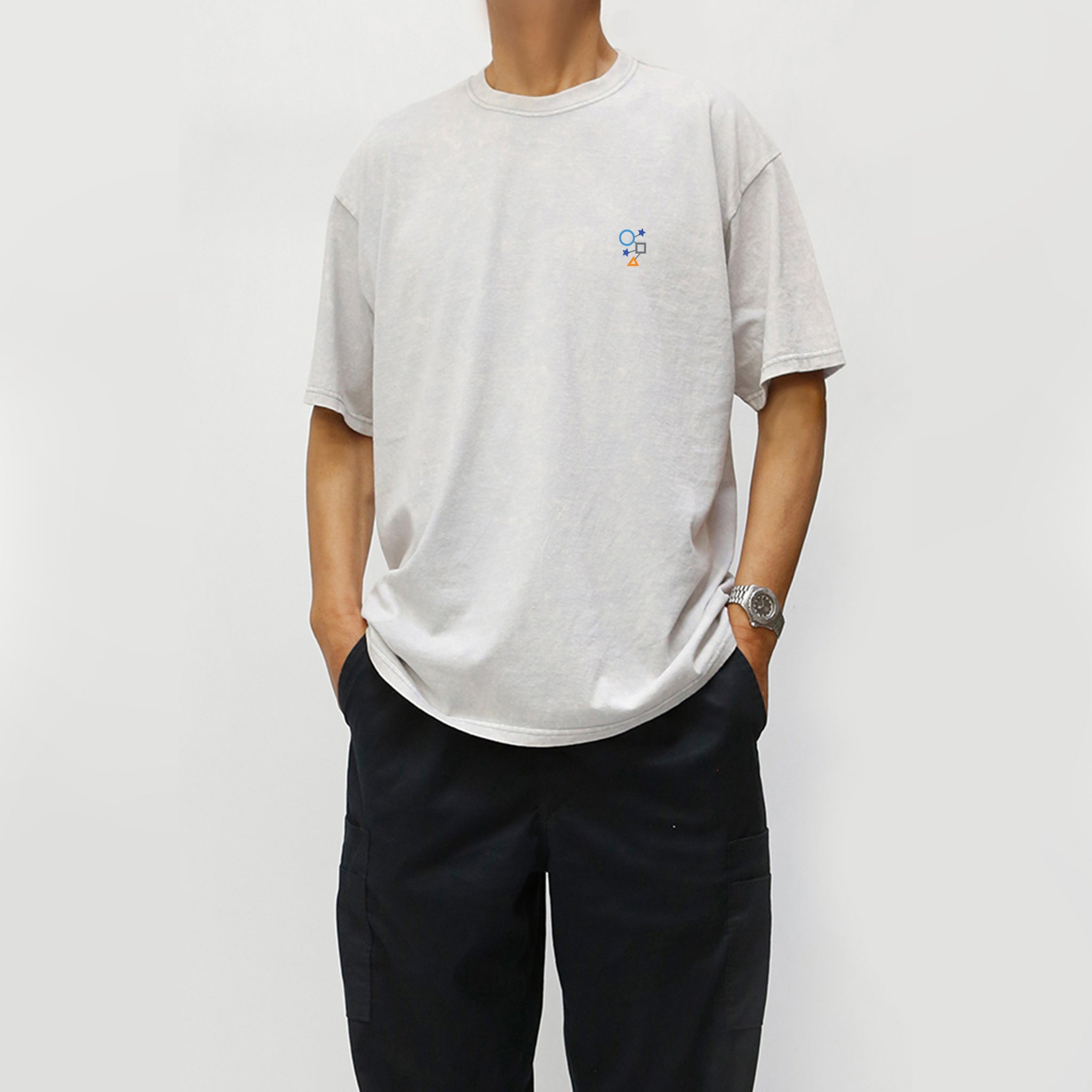 SPECIAL VINTAGE MINERAL WASHED CREW NECK TEE