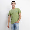 COTTON BASIC V NECK TEE