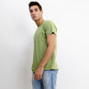 COTTON BASIC V NECK TEE
