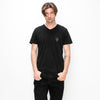 COTTON BASIC V NECK TEE