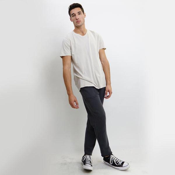 COTTON BASIC V NECK TEE