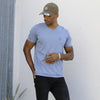 COTTON BASIC V NECK TEE