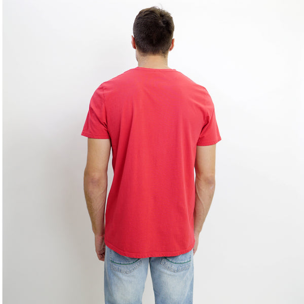 COTTON BASIC V NECK TEE