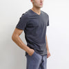 COTTON BASIC V NECK TEE