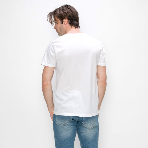 COTTON BASIC V NECK TEE